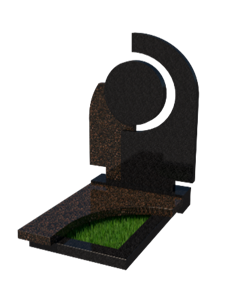 Комбинированный памятник № 070