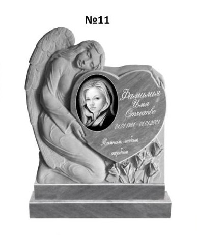 Эксклюзивный памятник из мрамора №11