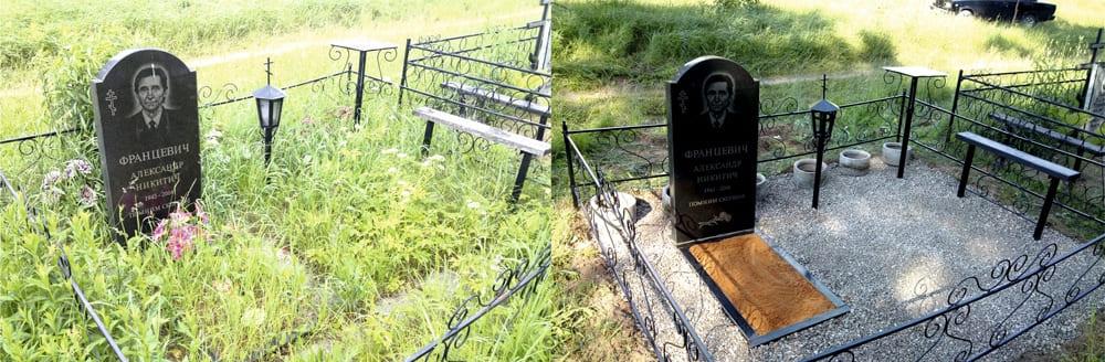 Уборка могильного участка