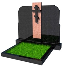 Комбинированный памятник № 002