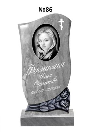 Эксклюзивный памятник из мрамора №86