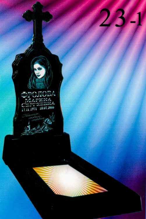 Литьевой памятник №23-1