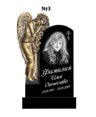 Эксклюзивный памятник из гранита №3