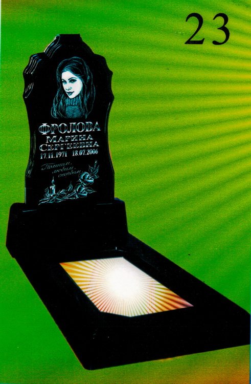 Литьевой памятник №23