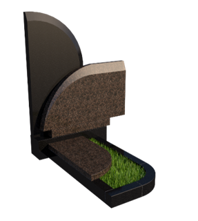 Комбинированный памятник № 008