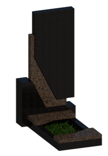 Комбинированный памятник № 003