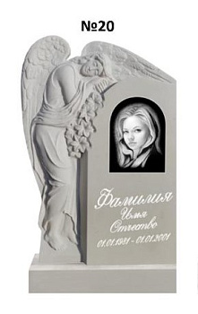 Эксклюзивный памятник из мрамора №20