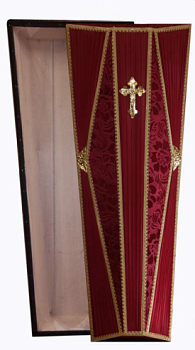 Гроб «Гусар» бордо