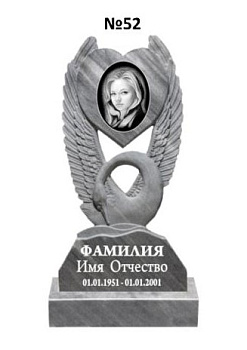 Эксклюзивный памятник из мрамора №52