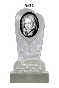 Эксклюзивный памятник из мрамора №51