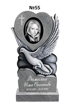 Эксклюзивный памятник из мрамора №55