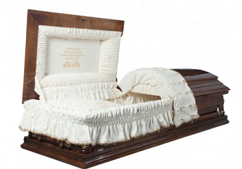 Гроб «Ангел» двухкрышечный