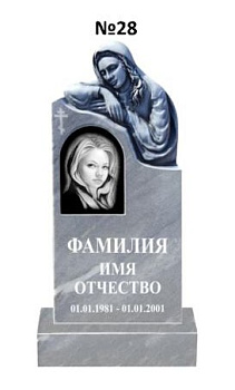 Эксклюзивный памятник из мрамора №28