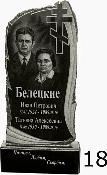 Гранитный памятник №18