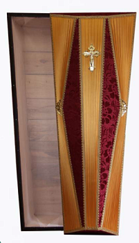 Гроб «Гусар» с золотом