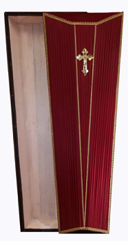 Гроб «Смокинг» бордо