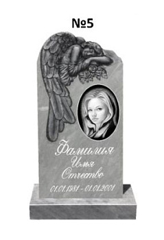 Эксклюзивный памятник из мрамора №5